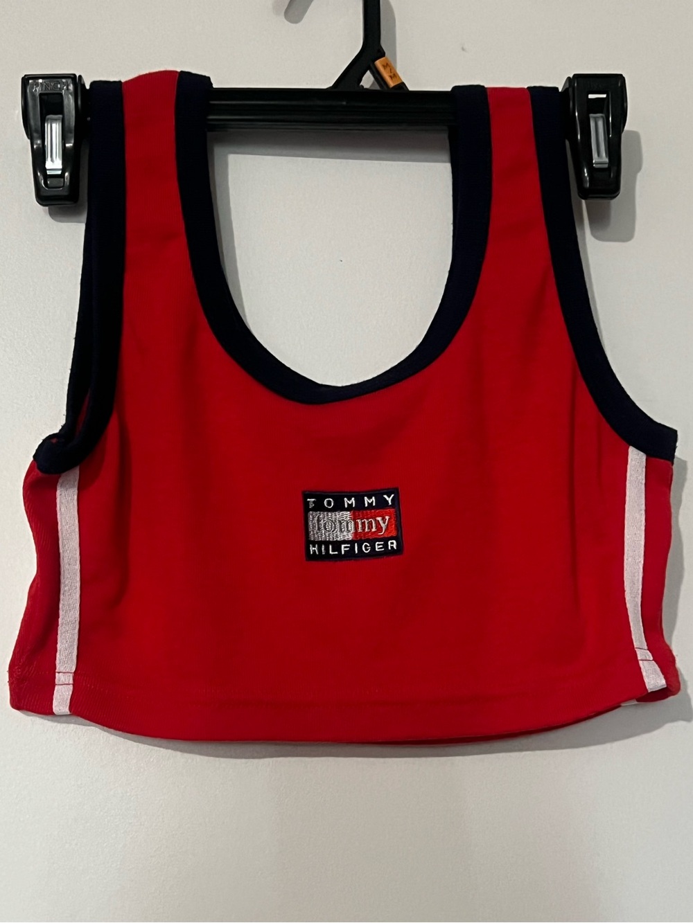 Tommy Hilfiger Crop Top with Navy Trim